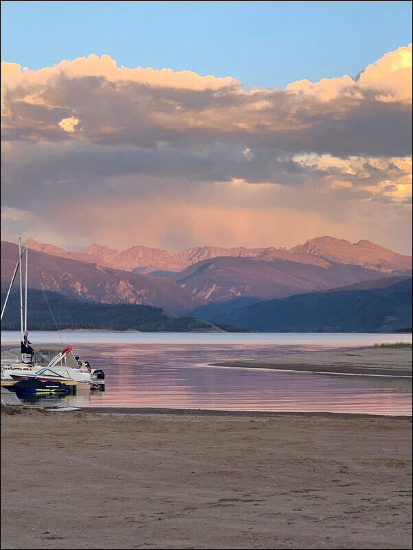 Sailboat on Lake Granby